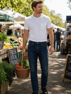Levi’s 510 Men’s Skinny Fit Jeans – Dark Wash Stretch Denim